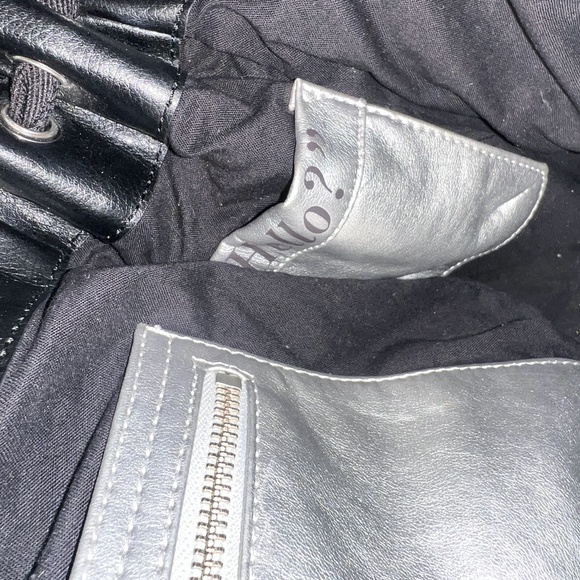 SOLD Vintage Black Juicy Couture Purse Mini Tote Bag Daydreamer Heart Y2K - Picture 2 of 10